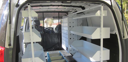 suitable for all work vans brute can customise a van racking system